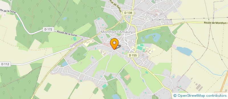 localisation de l'entreprise FORME SANTE MONTFORTOISE  MONTFORT-L'AMAURY