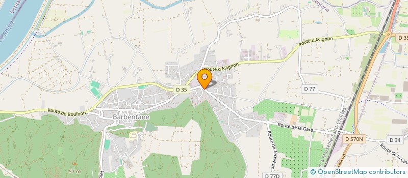 localisation de l'entreprise FORME TONUS BEAUTE  BARBENTANE