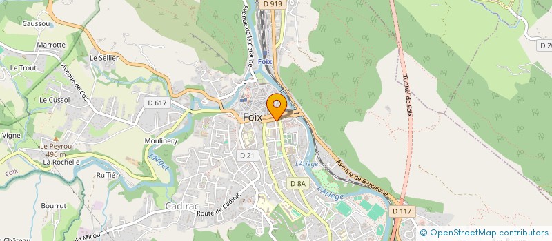 localisation de l'entreprise FORMEBO à FOIX