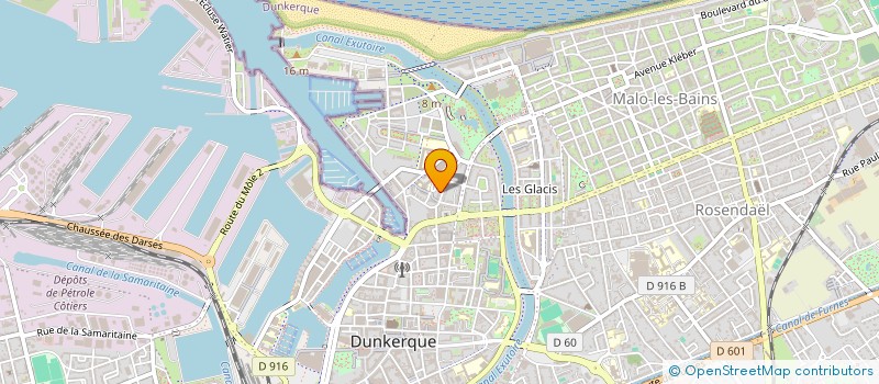 localisation de l'entreprise FORMED à DUNKERQUE
