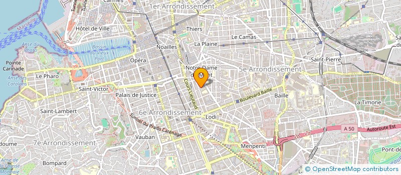 localisation de l'entreprise FORMED TOPCOM à MARSEILLE
