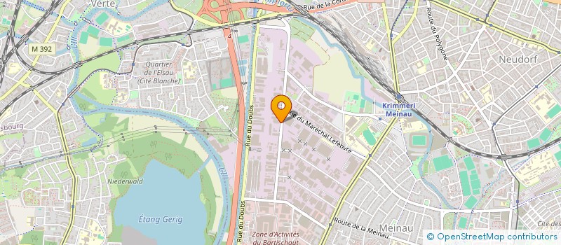 localisation de l'entreprise FORMEDIA à STRASBOURG