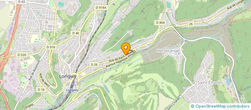 localisation de l'entreprise FORMEDIS  HERSERANGE