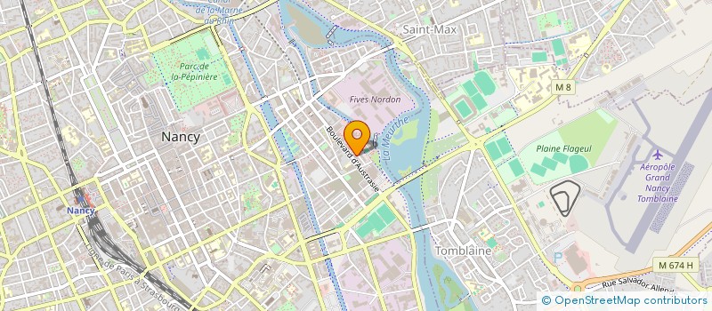 localisation de l'entreprise FORMEDITION à NANCY