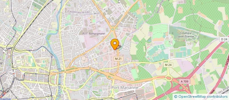 localisation de l'entreprise FORMEGA à MONTPELLIER