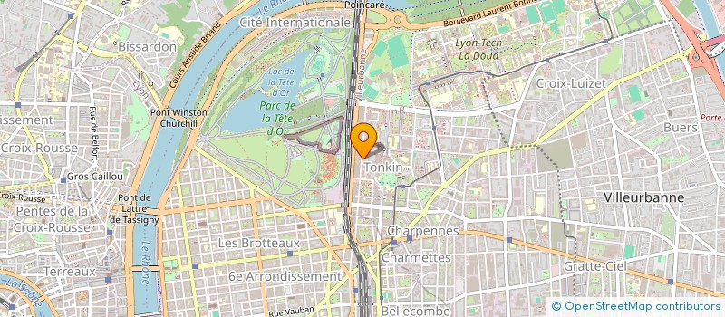 localisation de l'entreprise FORMEL D QUALITY FRANCE  VILLEURBANNE