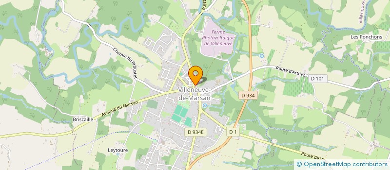 localisation de l'entreprise FORMENT  VILLENEUVE-DE-MARSAN