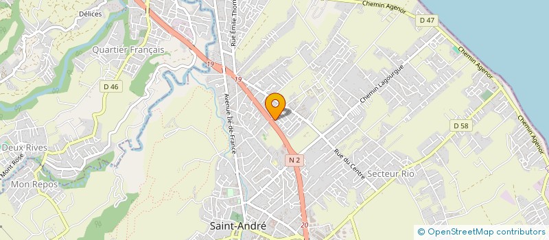 localisation de l'entreprise FORMENTOR BUILDING SAS  SAINT-ANDRE