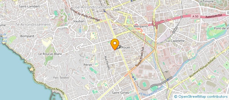 localisation de l'entreprise FORMEO 13 à MARSEILLE