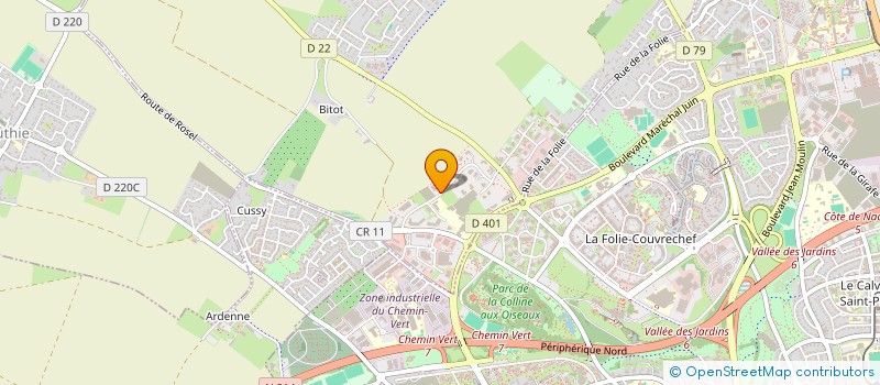 localisation de l'entreprise FORMEO à SAINT-CONTEST