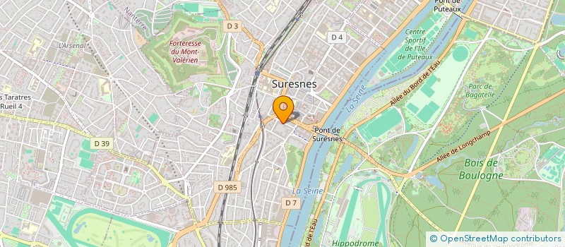 localisation de l'entreprise FORMEO à SURESNES