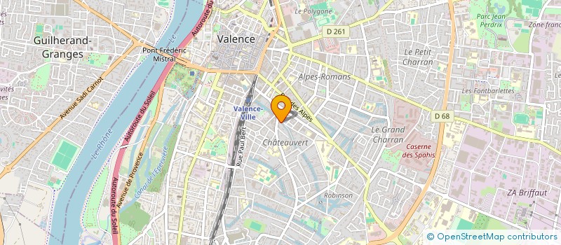 localisation de l'entreprise FORMEQUIP à VALENCE