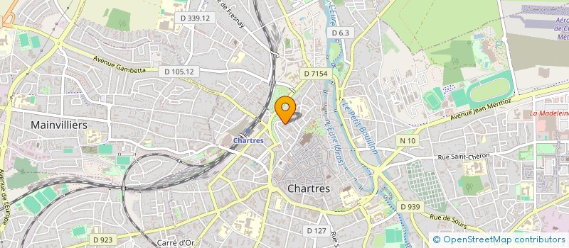 localisation de l'entreprise FORMER POUR ENTREPRENDRE CTRE RECHERCHE à CHARTRES