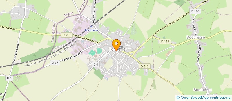 localisation de l'entreprise FORMERIE MARCHE  FORMERIE