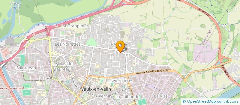 localisation de l'entreprise FORMES-ACTIONS  VAULX-EN-VELIN