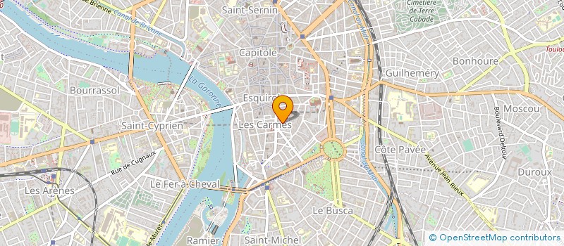 localisation de l'entreprise FORMES ACTUELLES  TOULOUSE