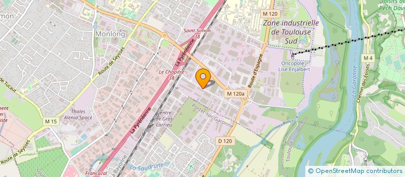 localisation de l'entreprise FORMES ALU à TOULOUSE