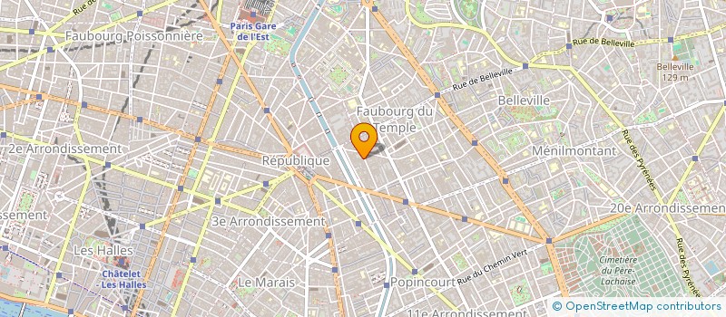 localisation de l'entreprise FORMES CB à PARIS
