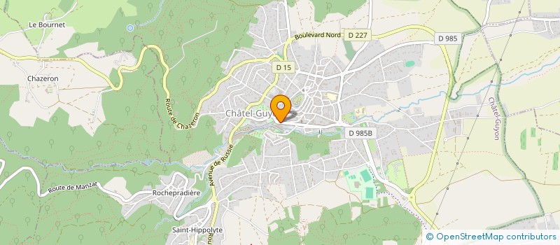 localisation de l'entreprise FORMES D AUBUSSON à CHATEL-GUYON