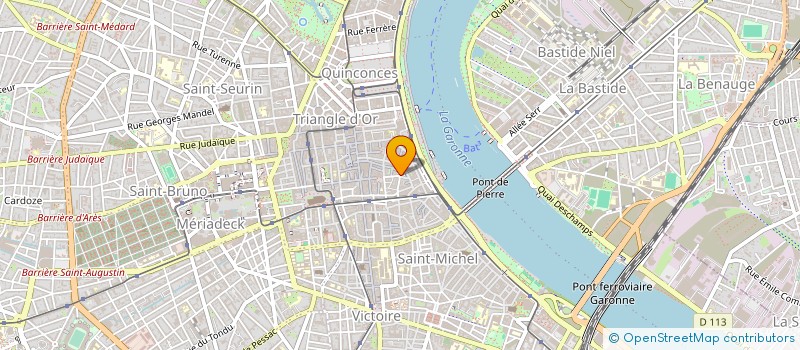 localisation de l'entreprise FORMES ESSENTIELLES SARL à BORDEAUX