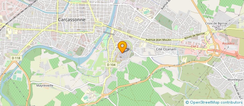 localisation de l'entreprise FORMES ET CONTRASTES  CARCASSONNE