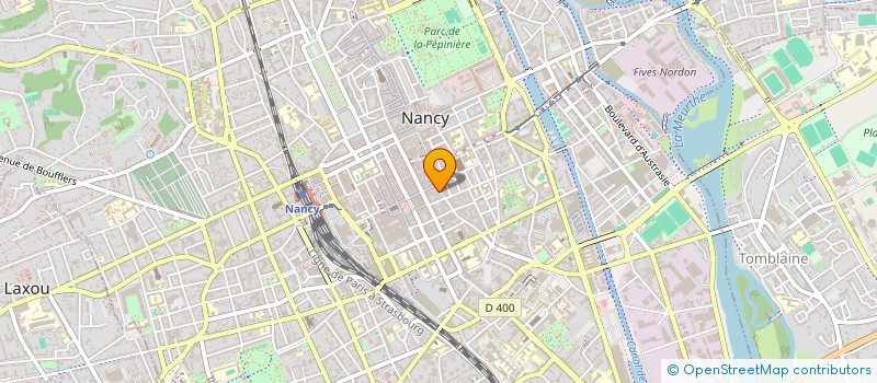 localisation de l'entreprise FORMES ET COULEURS  NANCY