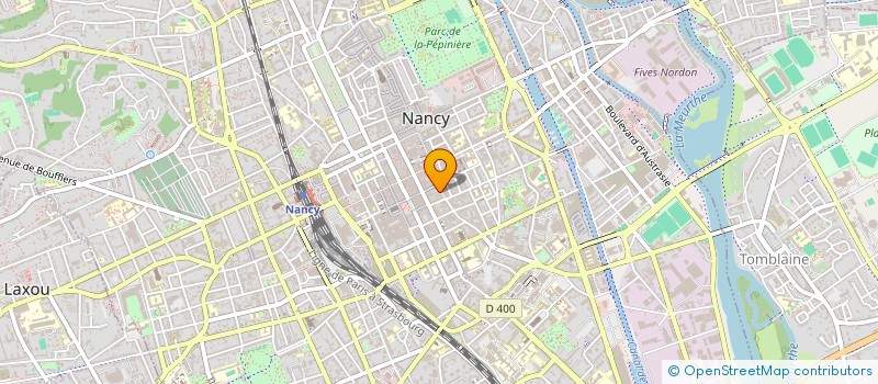 localisation de l'entreprise FORMES ET COULEURS PROJECT à NANCY