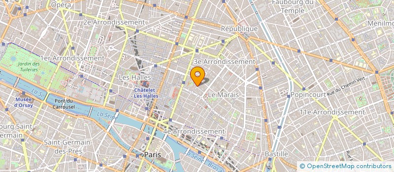 localisation de l'entreprise FORMES ET CUISINES à PARIS