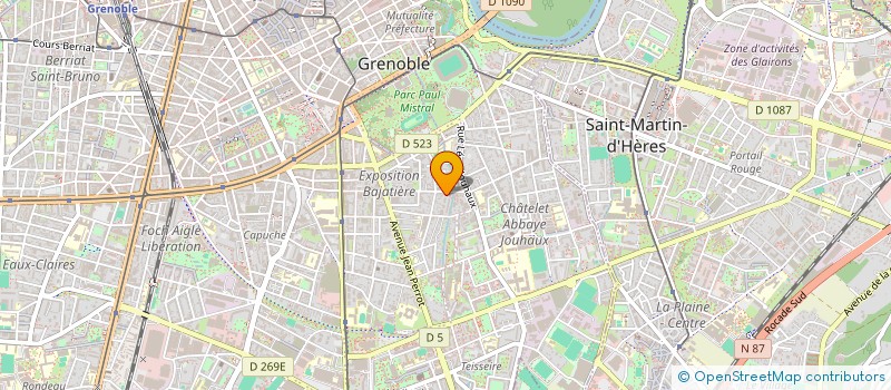 localisation de l'entreprise FORMES ET FONCTIONS à GRENOBLE