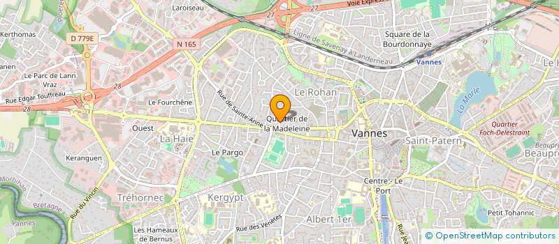 localisation de l'entreprise FORMES ET LIGNE CONTEMPORAINE à VANNES