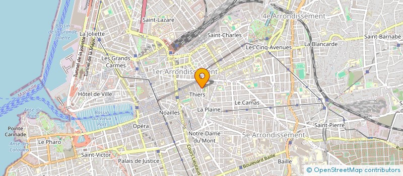 localisation de l'entreprise FORMES ET LUMIERE à MARSEILLE