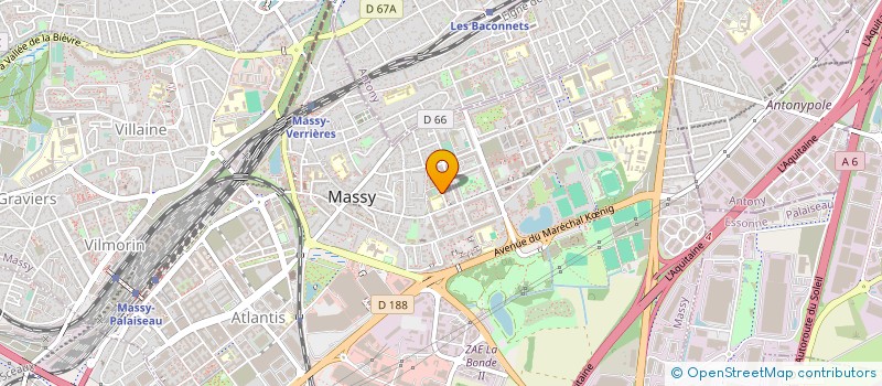 localisation de l'entreprise FORMES ET LUMIERES à MASSY
