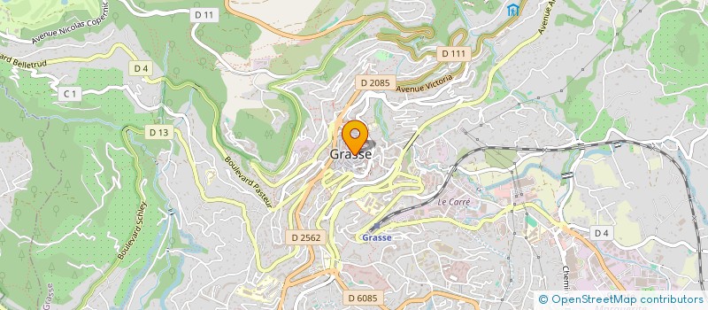localisation de l'entreprise FORMES ET MURAUX à GRASSE