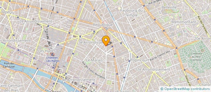localisation de l'entreprise FORMES ET PASSIONS à PARIS