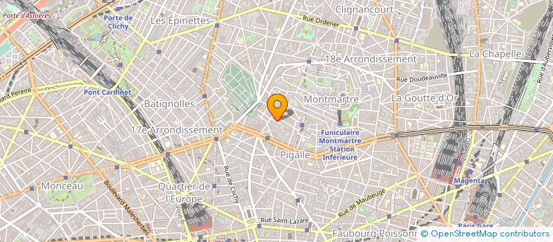 localisation de l'entreprise FORMES ET SCULPTURES à PARIS
