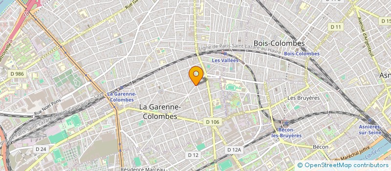 localisation de l'entreprise FORMES ET TECHNIQUES D EMBALLAGES à LA GARENNE-COLOMBES