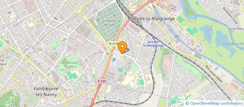 localisation de l'entreprise FORMETIK  VANDUVRE-LES-NANCY