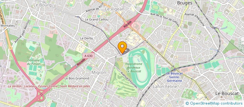 localisation de l'entreprise FORMEVER à EYSINES
