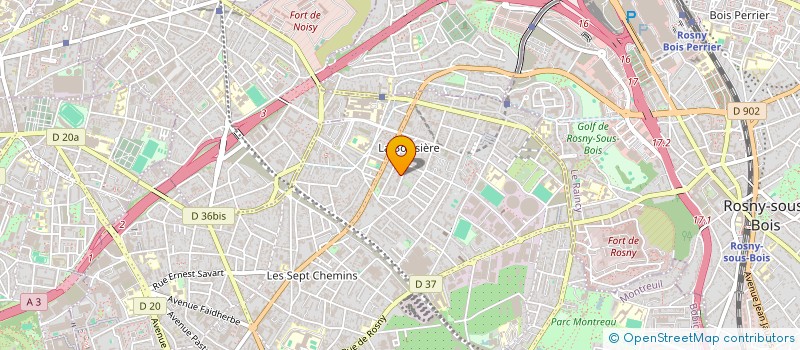 localisation de l'entreprise FORMEZ MOI à MONTREUIL