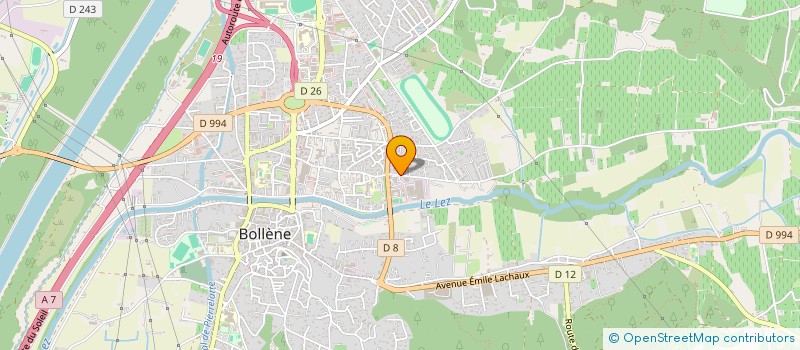 localisation de l'entreprise FORMIDABLE  BOLLENE