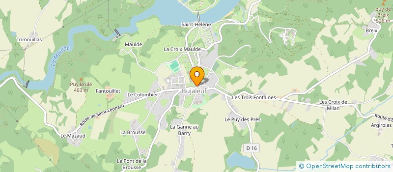 localisation de l'entreprise FORMIDABLE FRANCE  BUJALEUF