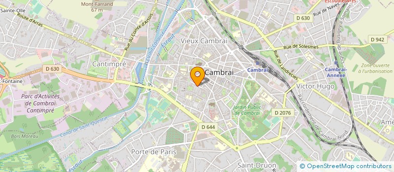 localisation de l'entreprise FORMIDABLE HOLDING à CAMBRAI