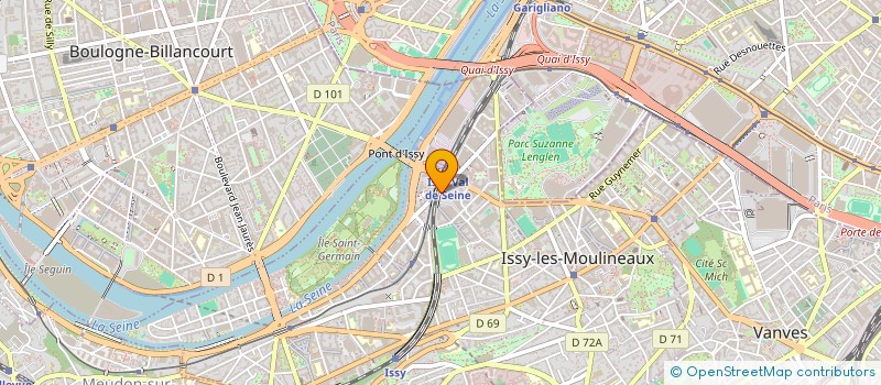 localisation de l'entreprise FORMIND à ISSY-LES-MOULINEAUX