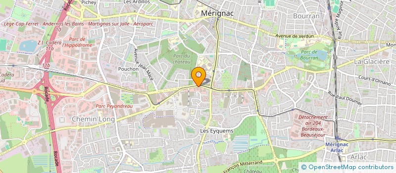 localisation de l'entreprise FORMINFO GESTION CONSEIL  MERIGNAC