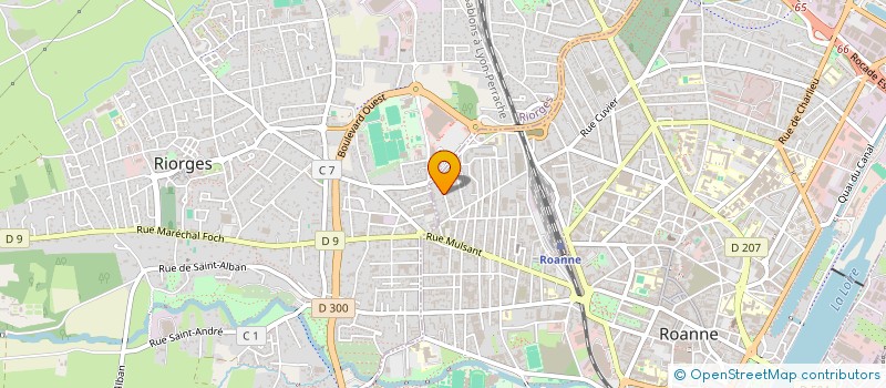 localisation de l'entreprise FORMING SANTE à ROANNE