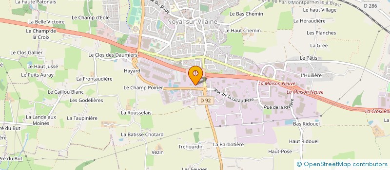 localisation de l'entreprise FORMISOL à NOYAL-SUR-VILAINE