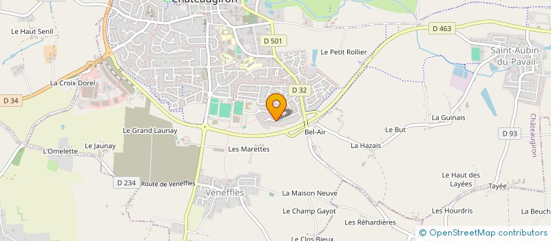 localisation de l'entreprise FORMIVEO  CHATEAUGIRON