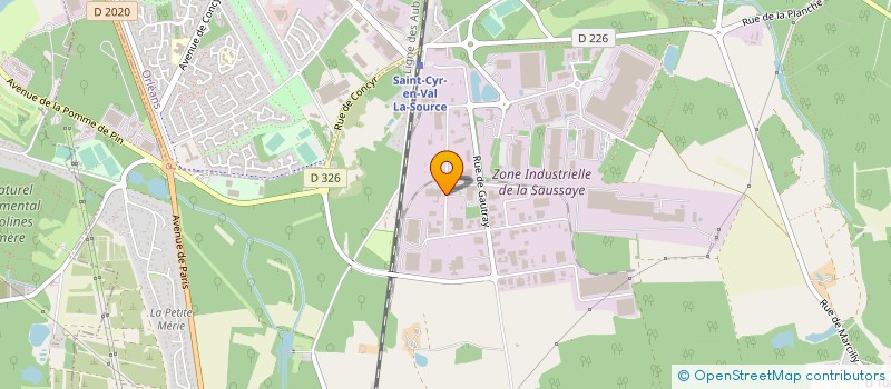 localisation de l'entreprise FORMIX SAS à SAINT-CYR-EN-VAL