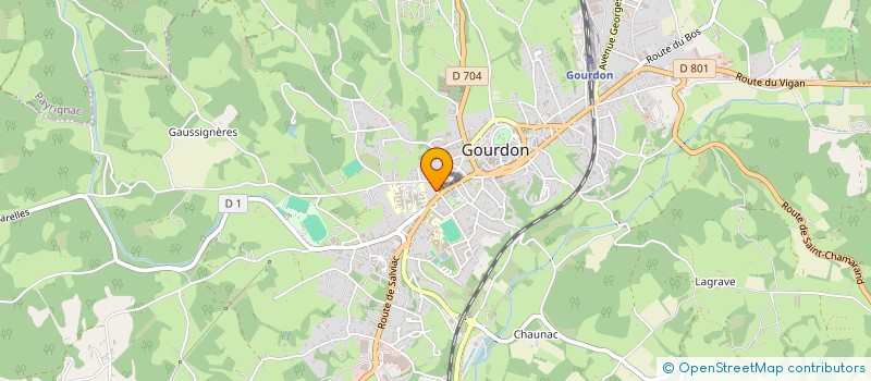 localisation de l'entreprise FORMMANI  GOURDON