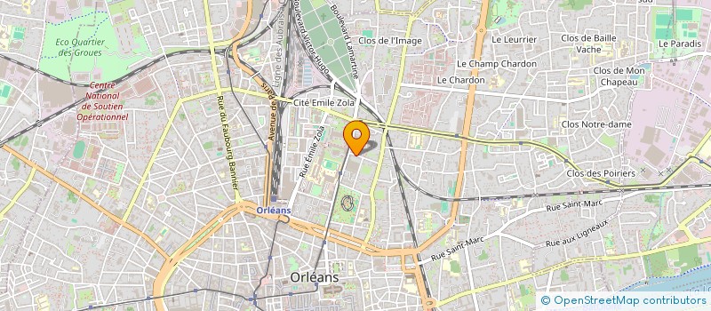 localisation de l'entreprise FORMOSUM à ORLEANS
